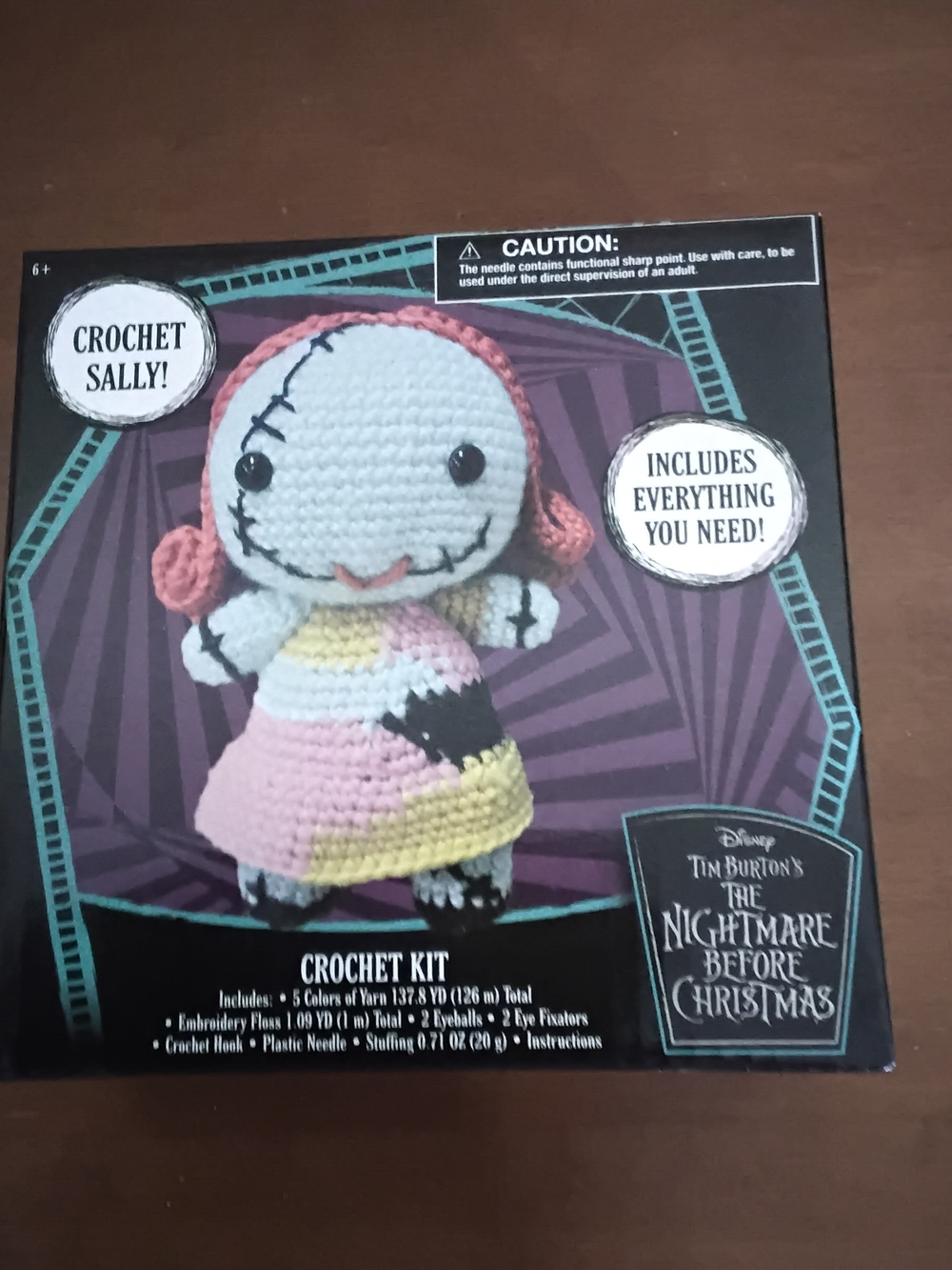 Disney The Nightmare Before Christmas Crochet Sally Kit - Pink, Yellow, White